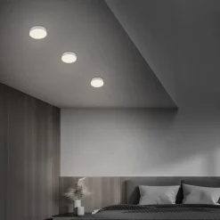 Briloner Loftlamper > Flame Star LED-loftslampe, Ø 15,7 cm, sølv