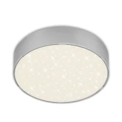 Briloner Loftlamper > Flame Star LED-loftslampe, Ø 15,7 cm, sølv