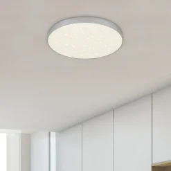 Briloner Loftlamper > Flame Star LED-loftslampe, Ø 28,7 cm, sølv