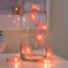 Konstsmide Season Dekorationsbelysning > Flamingos LED-lyskæde, batteridrevet