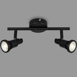 Briloner Loftlamper > Flamo LED-loftspot IP44 2 lyskilder justeres, sort