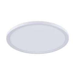Loftlamper ^ JUST LIGHT. GmbH Flat LED-loftlampe, CCT, Ø 40 cm, hvid