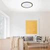 JUST LIGHT. GmbH Loftlamper > Flat LED-loftlampe CCT, Ø 40 cm, sort