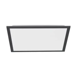 JUST LIGHT. GmbH Loftlamper > Flat LED-loftlampe, CCT, sort, 45 x 45 cm
