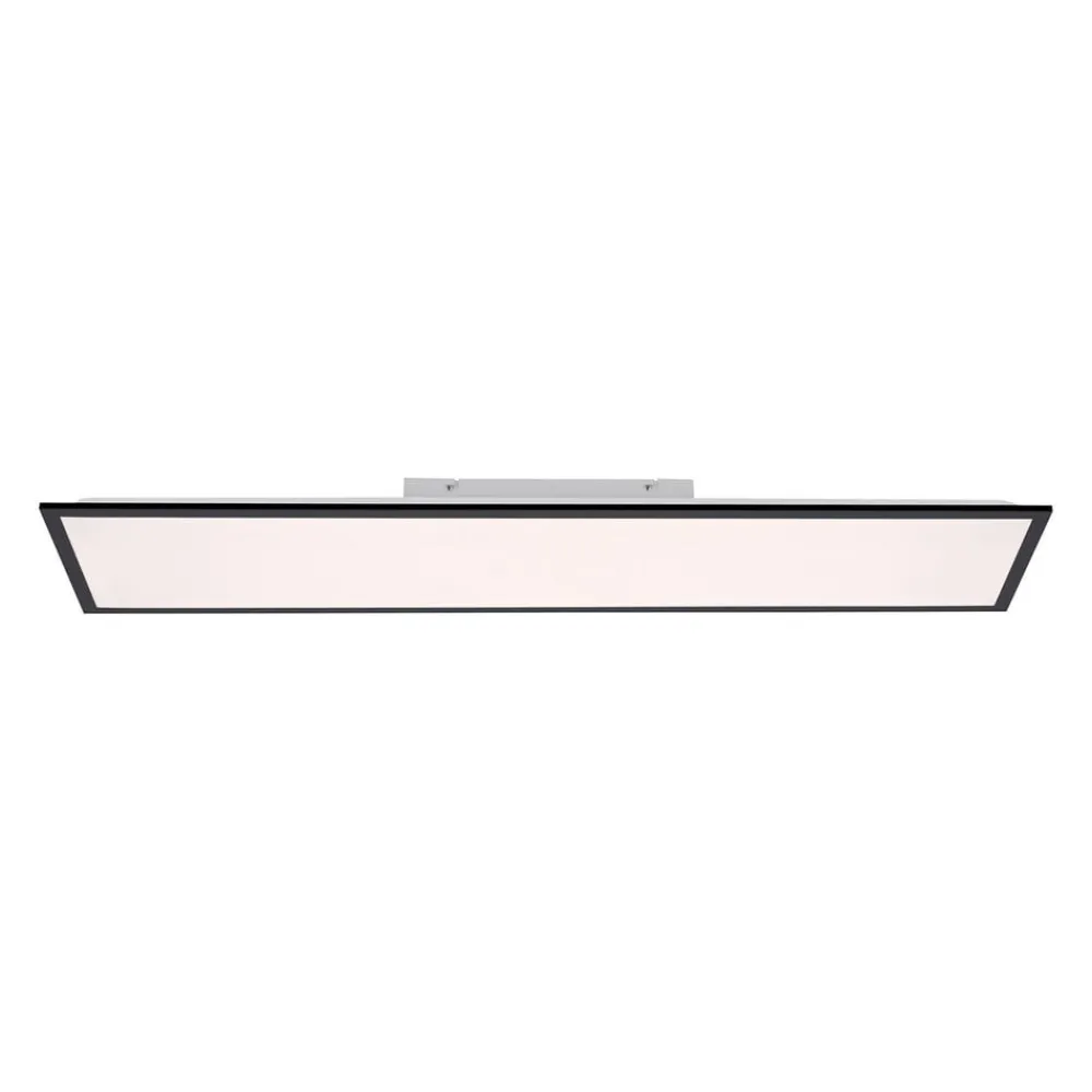 JUST LIGHT. GmbH Loftlamper > Flat LED-monteringspanel, CCT, sort, 119 x 29 cm
