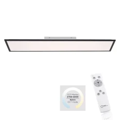 JUST LIGHT. GmbH Loftlamper > Flat LED-monteringspanel, CCT, sort, 119 x 29 cm