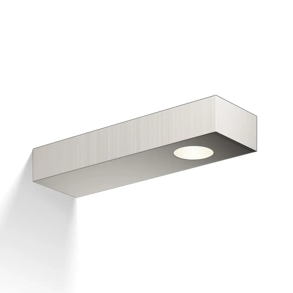 Væg- Og Spejllamper ^ Decor Walther Flat 2 LED væg- og spejllampe, mat nikkel