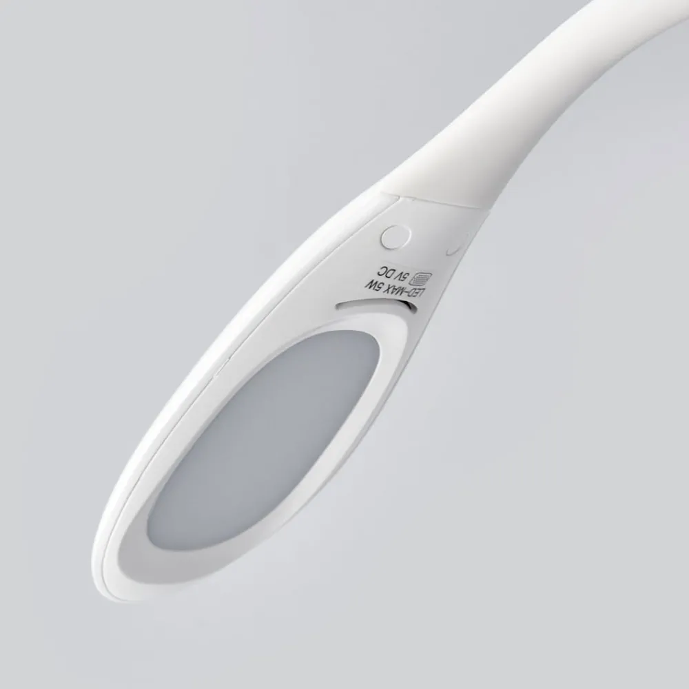 Globo Arbejdsrum/Kontor > Fleksibel LED-bordlampe Paula, hvid