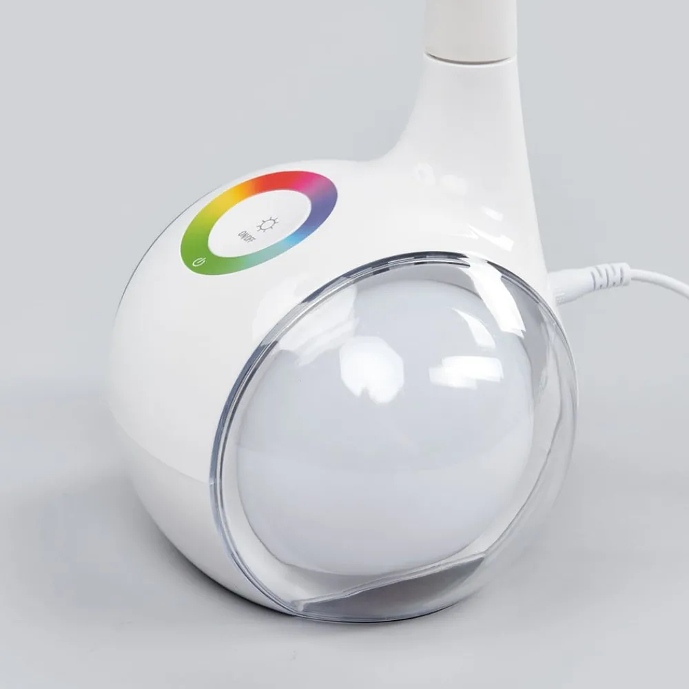 Globo Arbejdsrum/Kontor > Fleksibel LED-bordlampe Paula, hvid