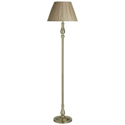 Searchlight Gulvlamper > Flemish gulvlampe, med foldet skærm