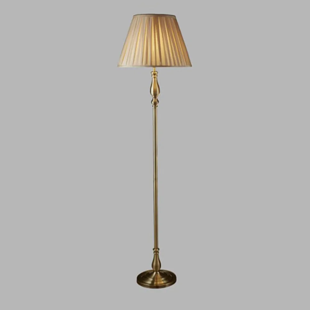 Searchlight Gulvlamper > Flemish gulvlampe, med foldet skærm