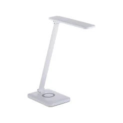 Arbejdsrum/Kontor ^ JUST LIGHT. GmbH Florentina LED-skrivebordslampe, hvid