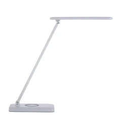 Arbejdsrum/Kontor ^ JUST LIGHT. GmbH Florentina LED-skrivebordslampe, hvid