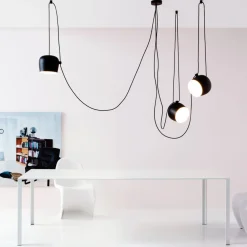 FLOS Pendellamper > Aim LED-designer-pendellampe, sort