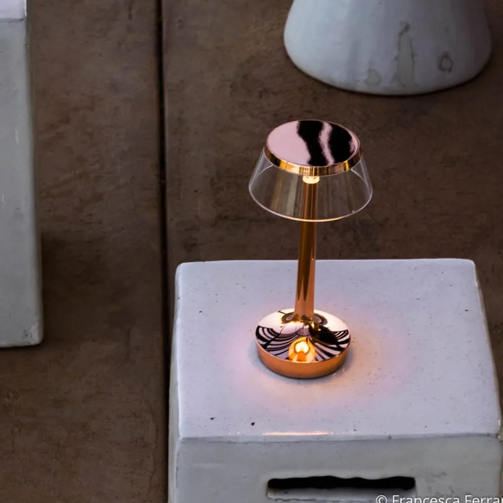 Bordlamper ^ FLOS Bon Jour unplugged LED-bordlampe, kobber