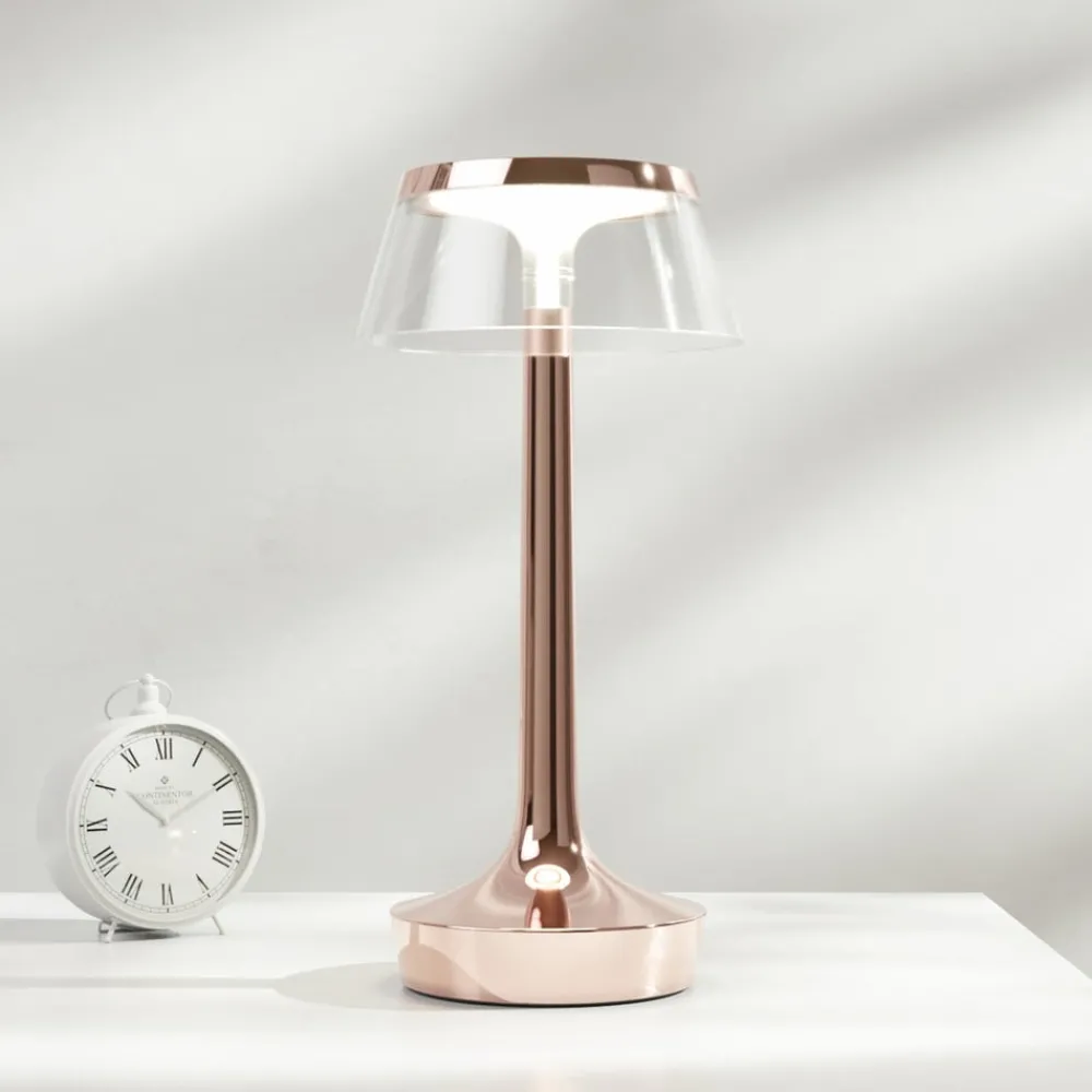 Bordlamper ^ FLOS Bon Jour unplugged LED-bordlampe, kobber