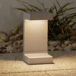 Flos Architectural Sokkellamper > FLOS Casting C 100 sokkellampe 20 cm, grå