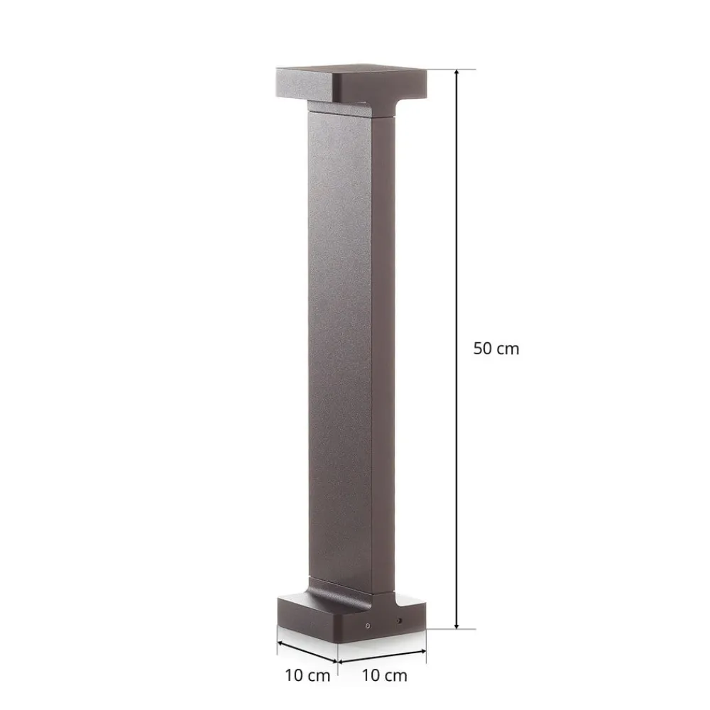 Flos Architectural Sokkellamper > FLOS Casting T 100 - LED-sokkellampe 50 cm brun