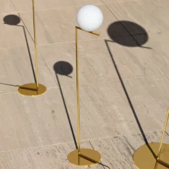 FLOS Gulvlamper|Gulvlamper > gulvlampe IC F1 10th Anniversary, guldbelagt, dæmpbar
