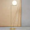 FLOS Gulvlamper > IC F2 gulvlampe børstet messing