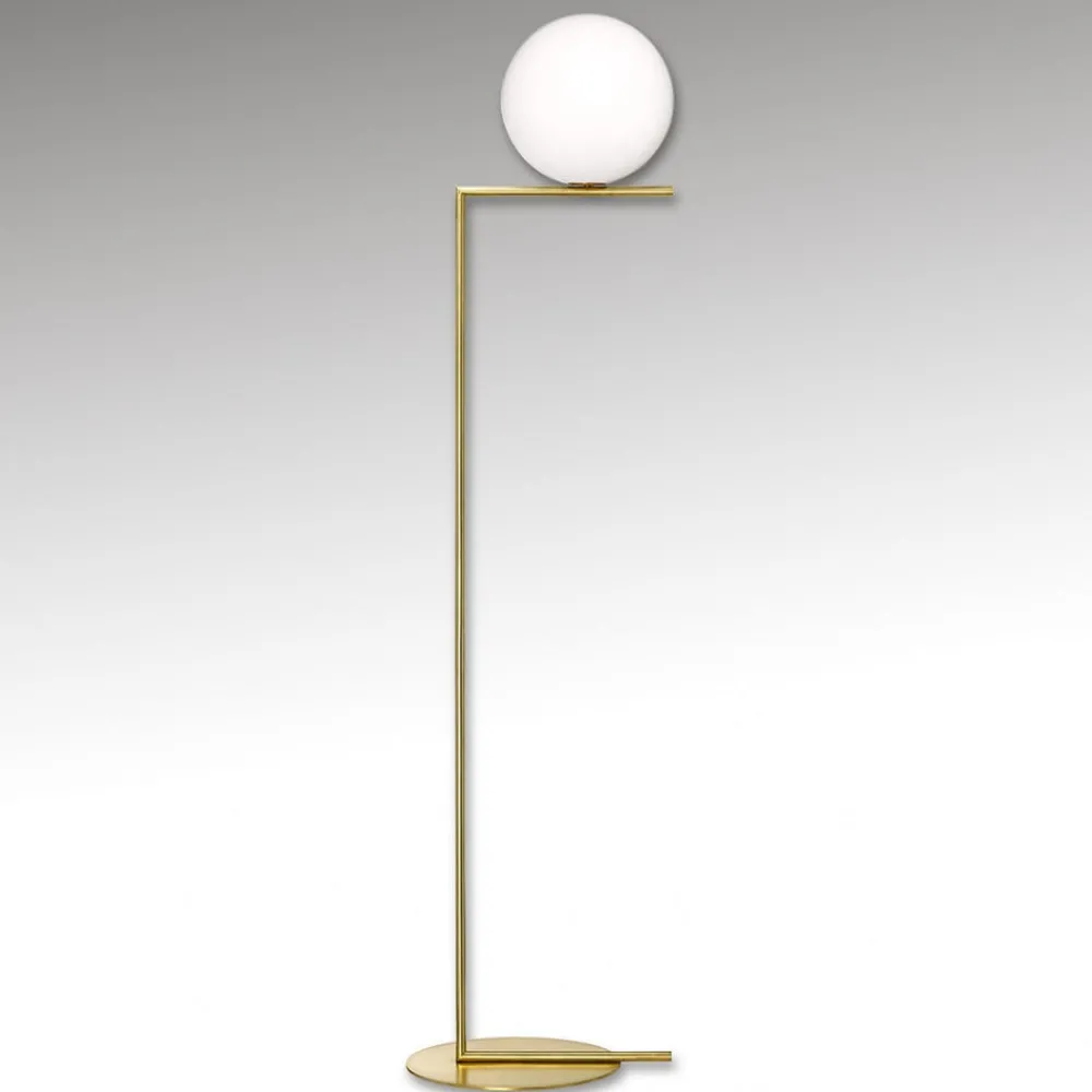FLOS Gulvlamper > IC F2 gulvlampe børstet messing