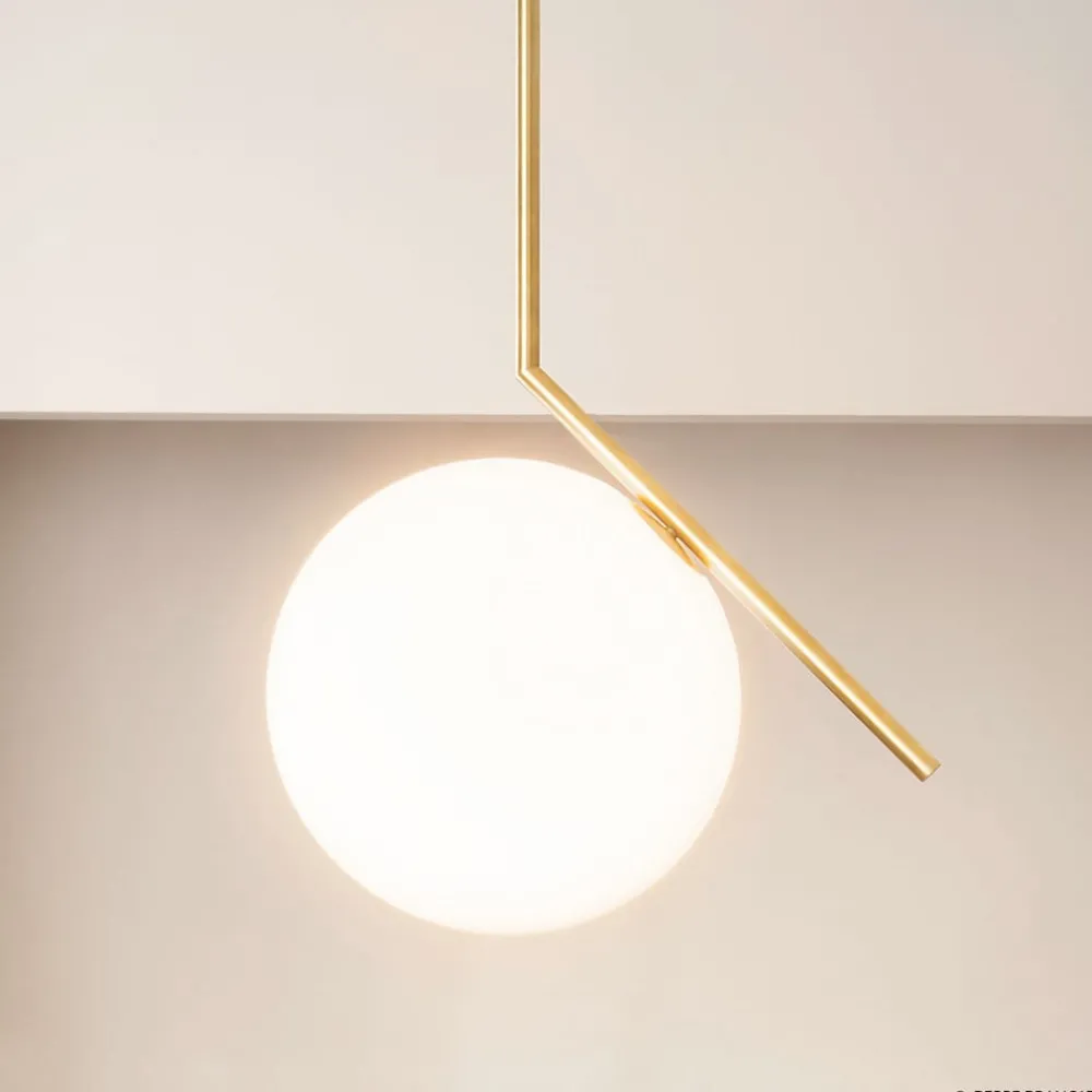 FLOS Pendellamper > IC S2 designer hængelampe, messing