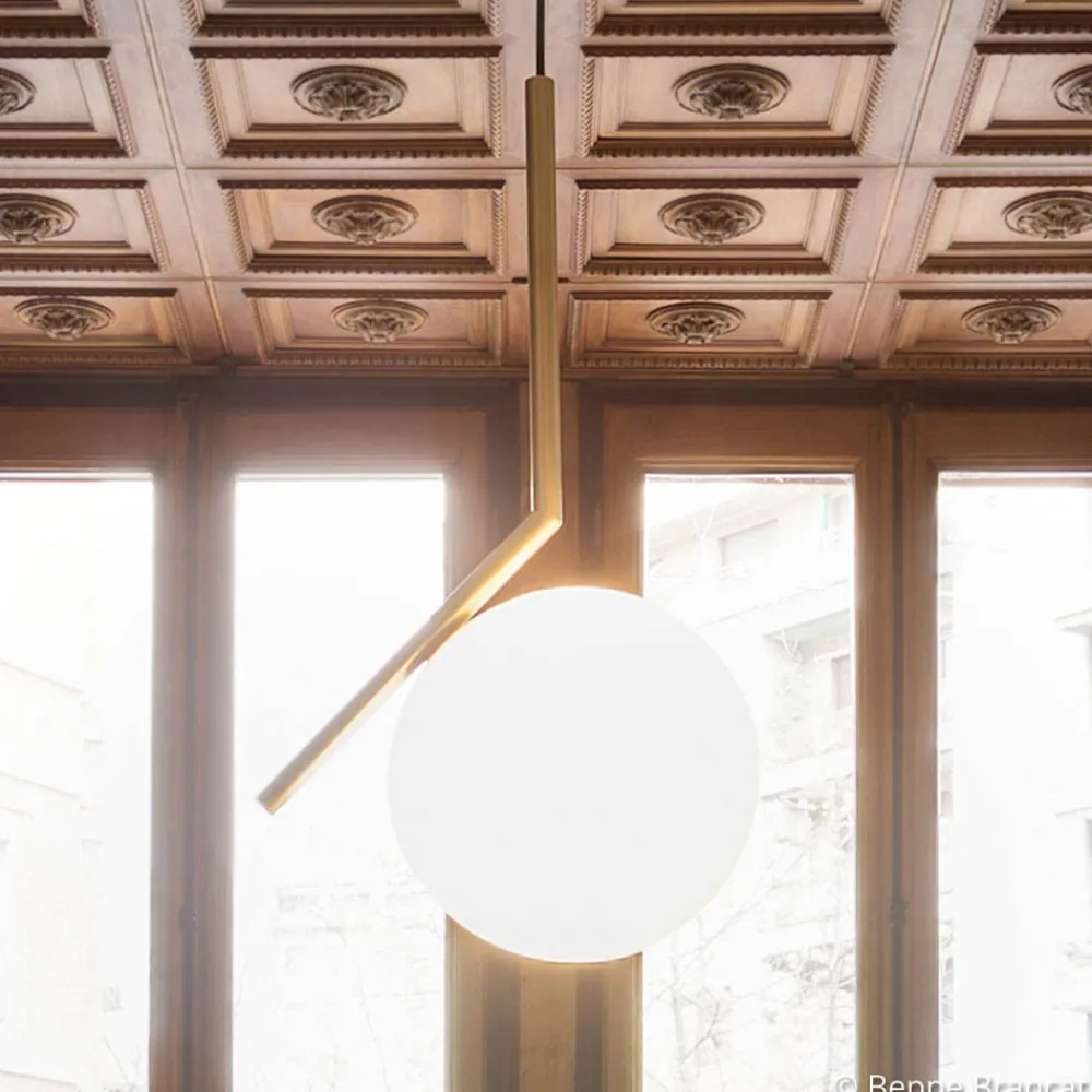 FLOS Pendellamper > IC S2 designer hængelampe, messing