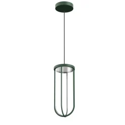 Udendørs Pendellamper ^ Flos Architectural FLOS In Vitro Suspension, 2.700 K, mørkegrøn
