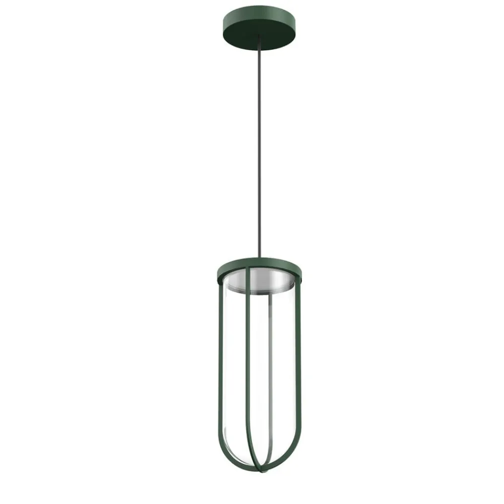 Udendørs Pendellamper ^ Flos Architectural FLOS In Vitro Suspension, 2.700 K, mørkegrøn