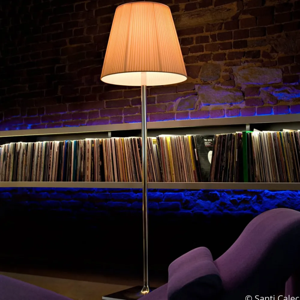 Gulvlamper|Gulvlamper ^ FLOS KTribe F2 gulvlampe med stofskærm, beige