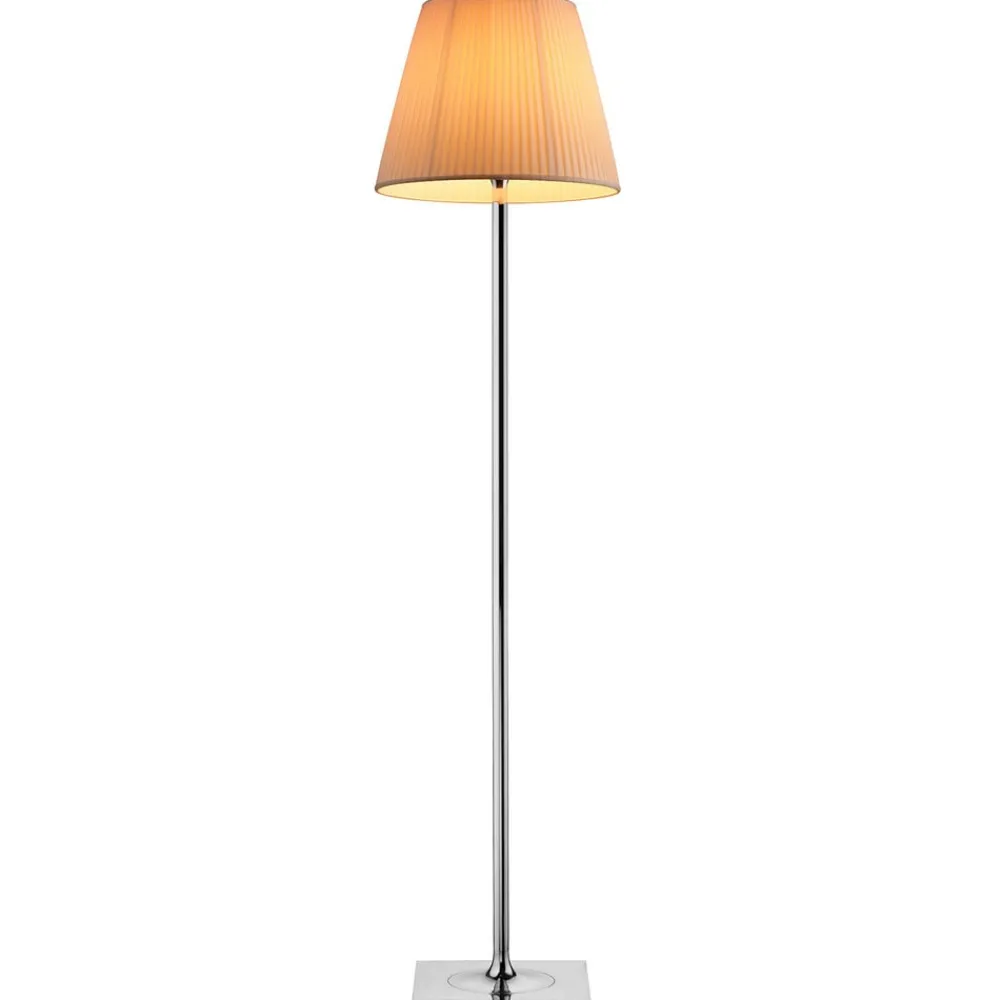 Gulvlamper|Gulvlamper ^ FLOS KTribe F2 gulvlampe med stofskærm, beige