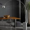 FLOS Gulvlamper > LED-bue-gulvlampe Arco, krom, højde 240 cm