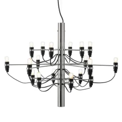 FLOS Lysekroner > 2097/18 LED-lysekrone, frostet, krom