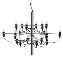FLOS Lysekroner > 2097/18 LED-lysekrone, frostet, krom