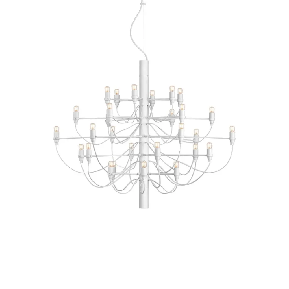 Lysekroner ^ FLOS 2097/30 LED-lysekrone, klar, hvid