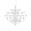 Lysekroner ^ FLOS 2097/50 LED-lysekrone, klar, hvid