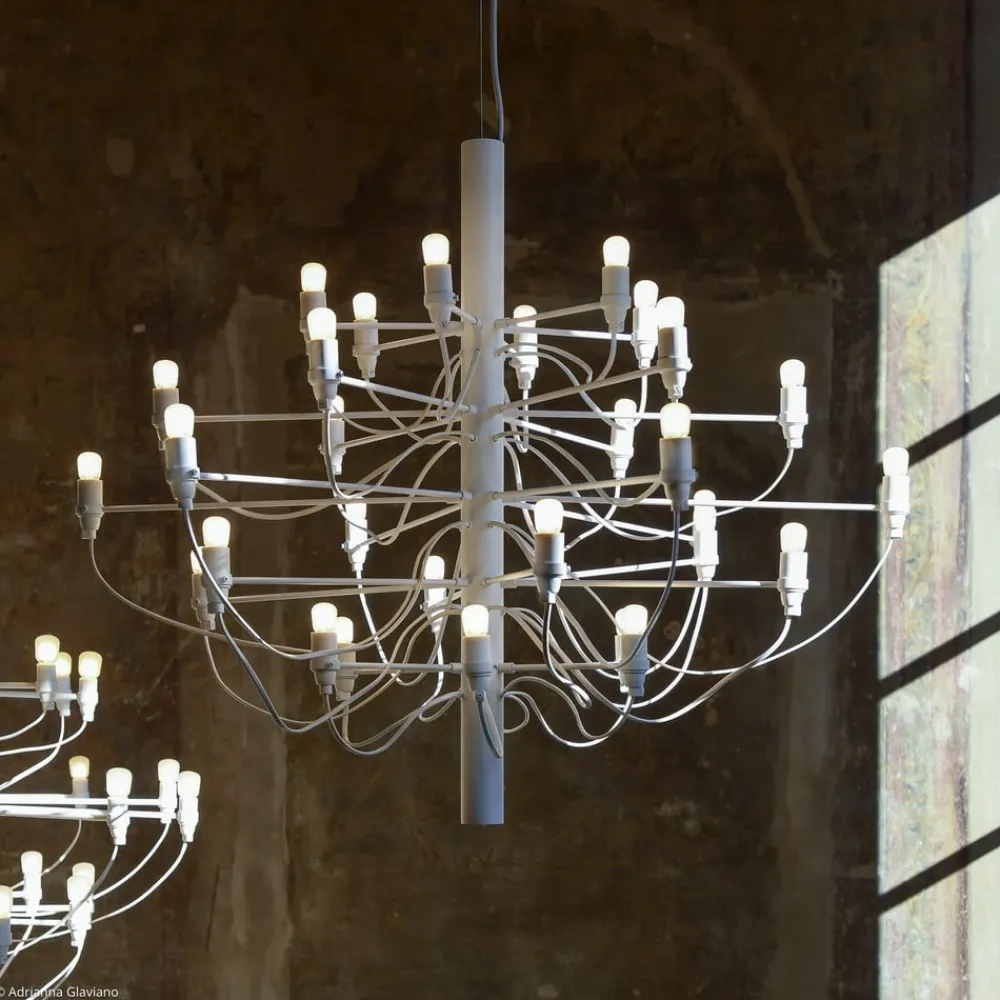 FLOS Lysekroner > 2097/30 LED-lysekrone, matteret, hvid