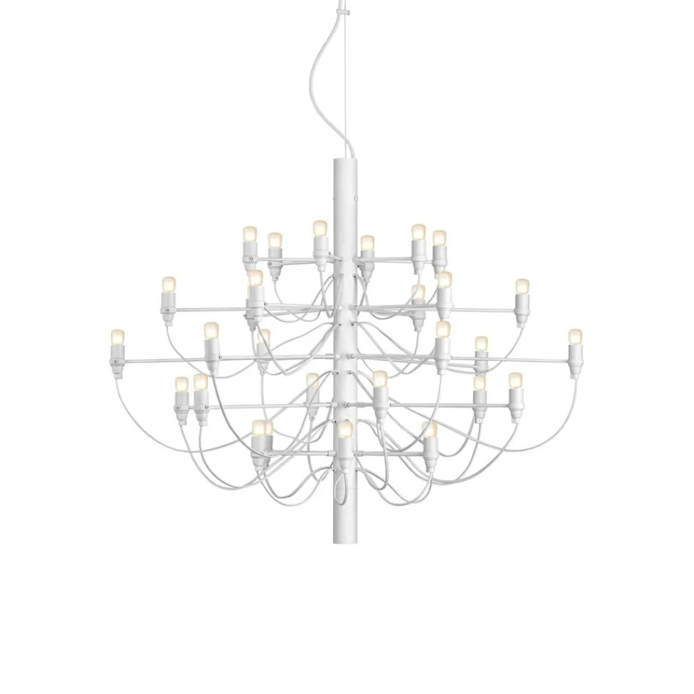 FLOS Lysekroner > 2097/30 LED-lysekrone, matteret, hvid