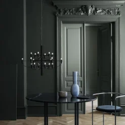 FLOS Lysekroner > 2097/18 LED-lysekrone, matteret, sort