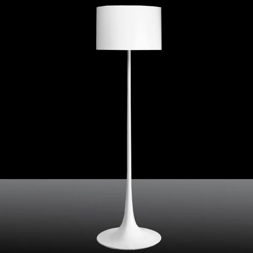 Gulvlamper|Gulvlamper ^ FLOS Spun Light F - hvid gulvlampe