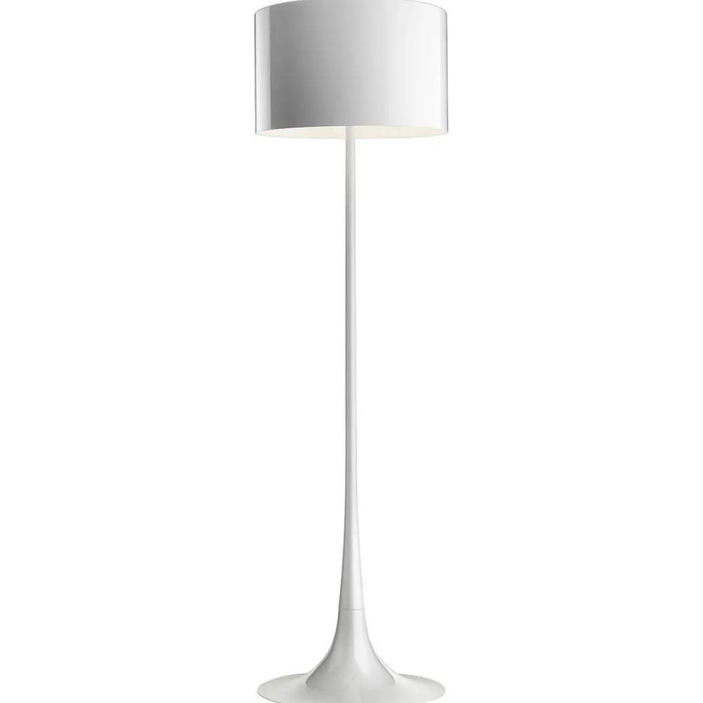 Gulvlamper|Gulvlamper ^ FLOS Spun Light F - hvid gulvlampe