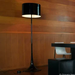 FLOS Gulvlamper|Gulvlamper > Spun Light F - sort gulvlampe
