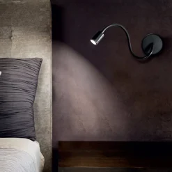 Ideallux Væglamper|Væglamper > Focus fleksibel LED-væglampe, sort