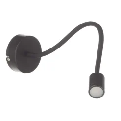 Ideallux Væglamper|Væglamper > Focus fleksibel LED-væglampe, sort