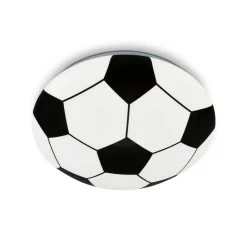 Briloner Loftlamper|Loftlamper > Fodbold LED-loftlampe, sort-hvid, Ø 27,5cm