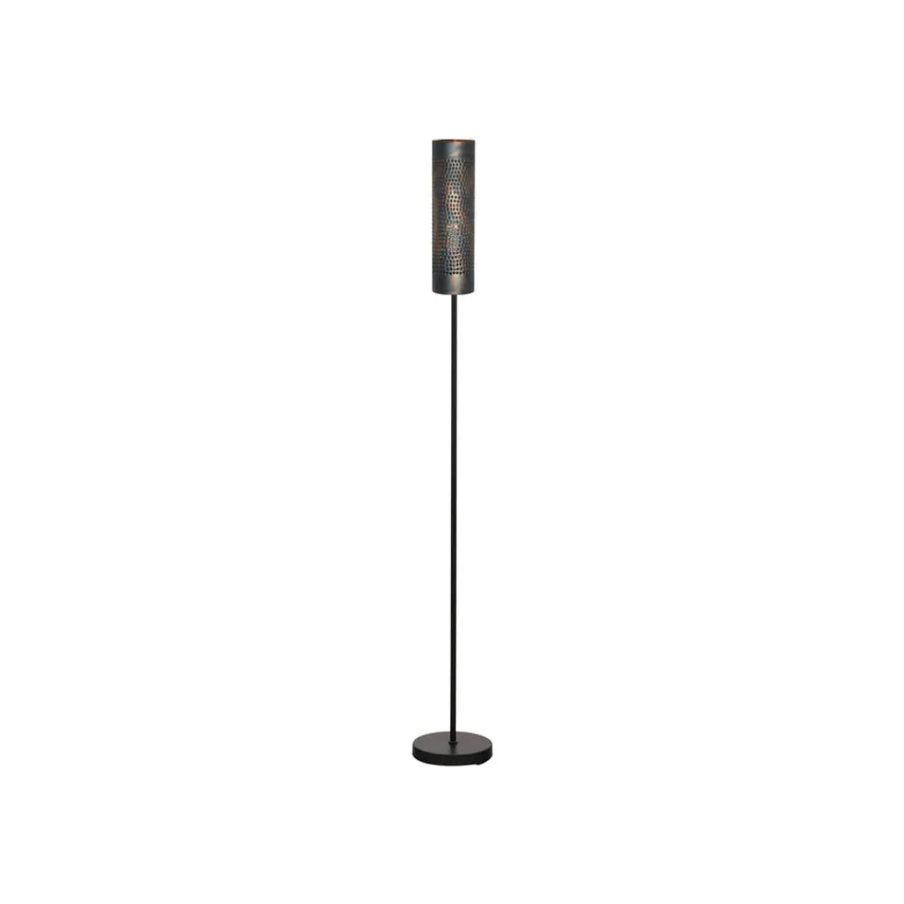 Freelight Gulvlamper|Gulvlamper > Forato gulvlampe, højde 174 cm, brun, metal
