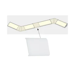 Paulmann Dekorationsbelysning|Led Strips > 4 forbindelseskapper til Delta-Profil Your LED