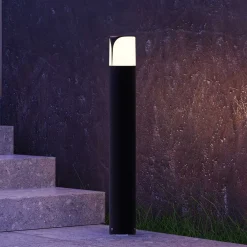 Gadebelysning ^ Forlight Astra vejlampe, antracit, aluminium, højde 80 cm