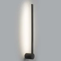 Væg- Og Spejllamper|Væglamper ^ Forlight LED-væglampe til badeværelset Passeggio Nova, 60 cm, sort
