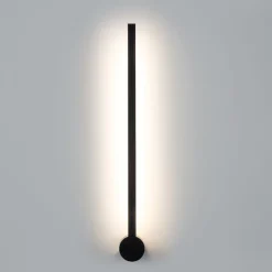 Væg- Og Spejllamper|Væglamper ^ Forlight LED-væglampe til badeværelset Passeggio Nova, 60 cm, sort